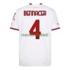 Maillot de Supporter AC Milan Bennacer 4 Extérieur 2022-23 Pour Homme